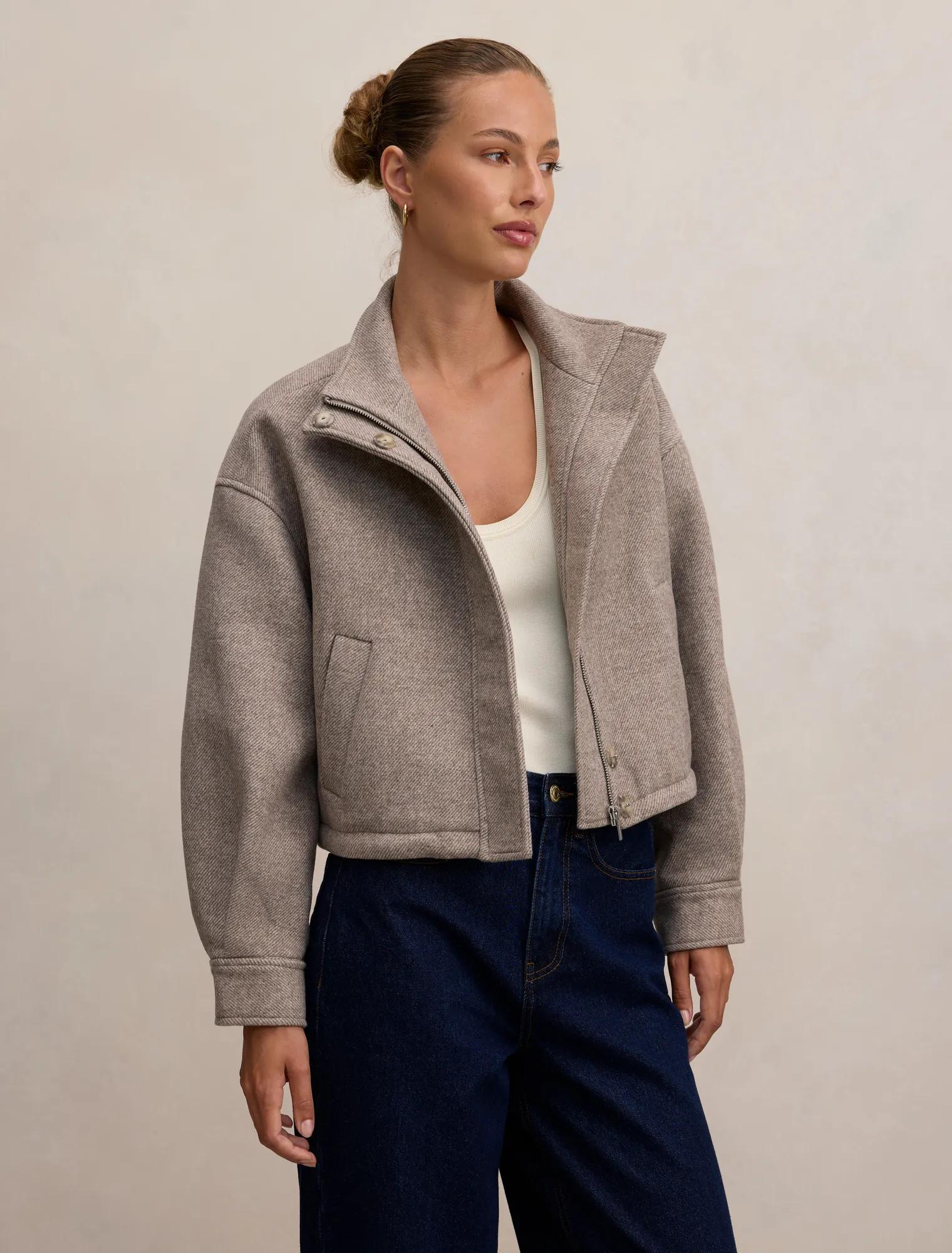 Kira Funnel Neck Jacket