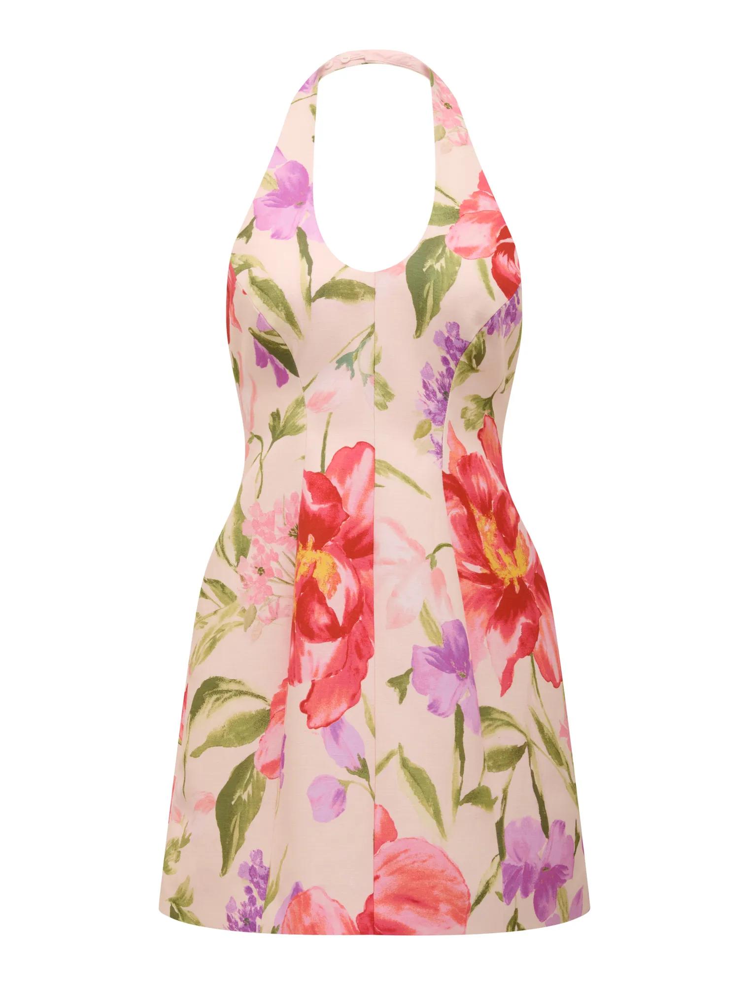 Esther Petite U-Neck Mini Dress