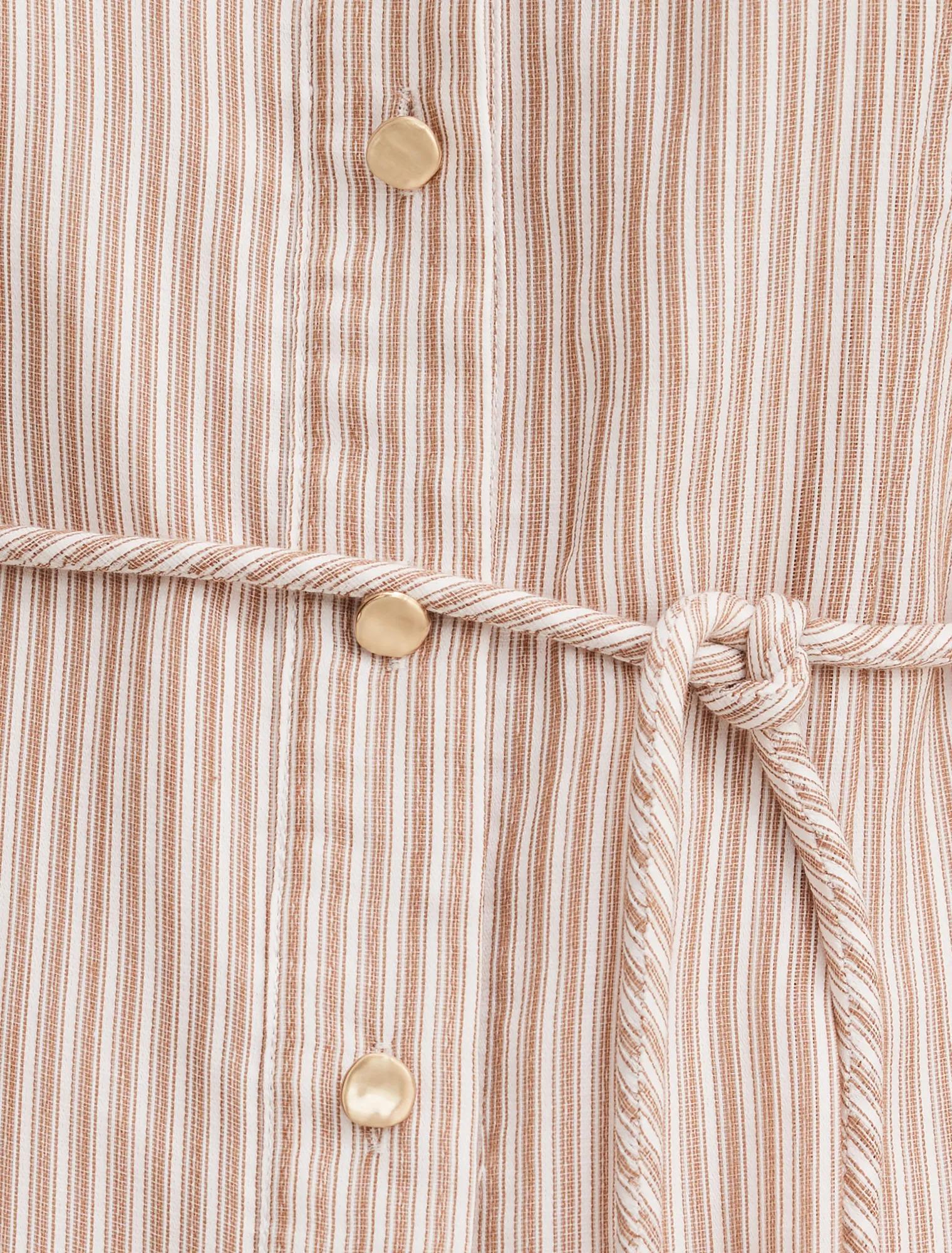 Maisy Silk Blend Shirt Dress