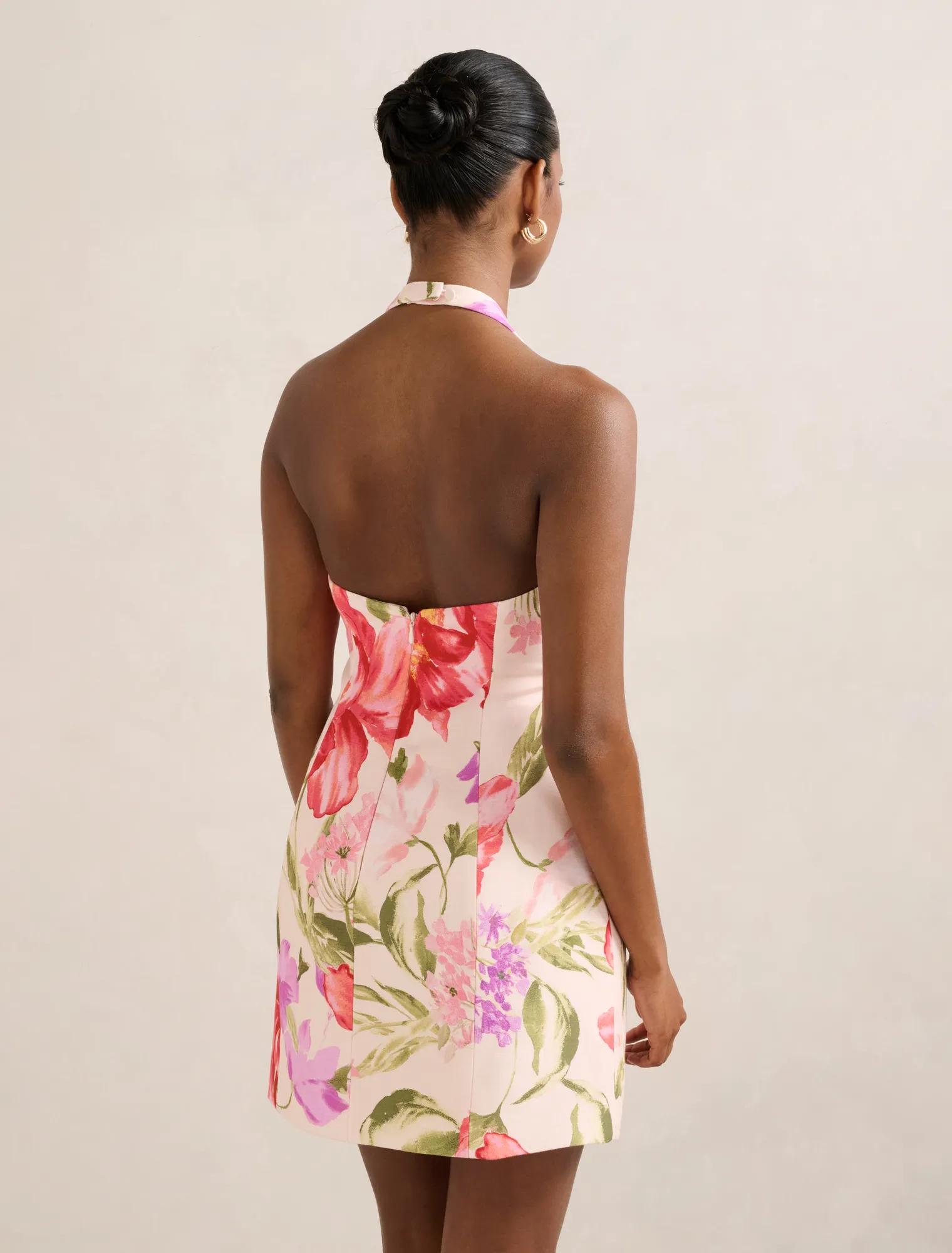 Esther Petite U-Neck Mini Dress