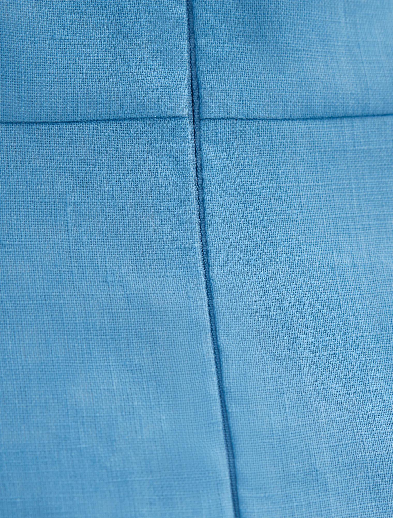 Angie Petite Halter Linen Midi