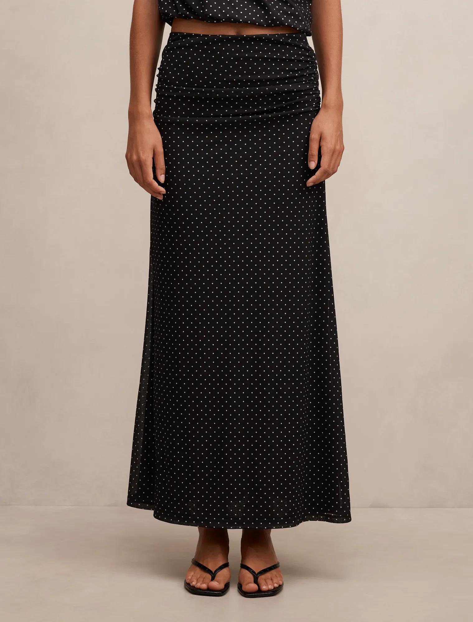 Mimi Flute Maxi Skirt