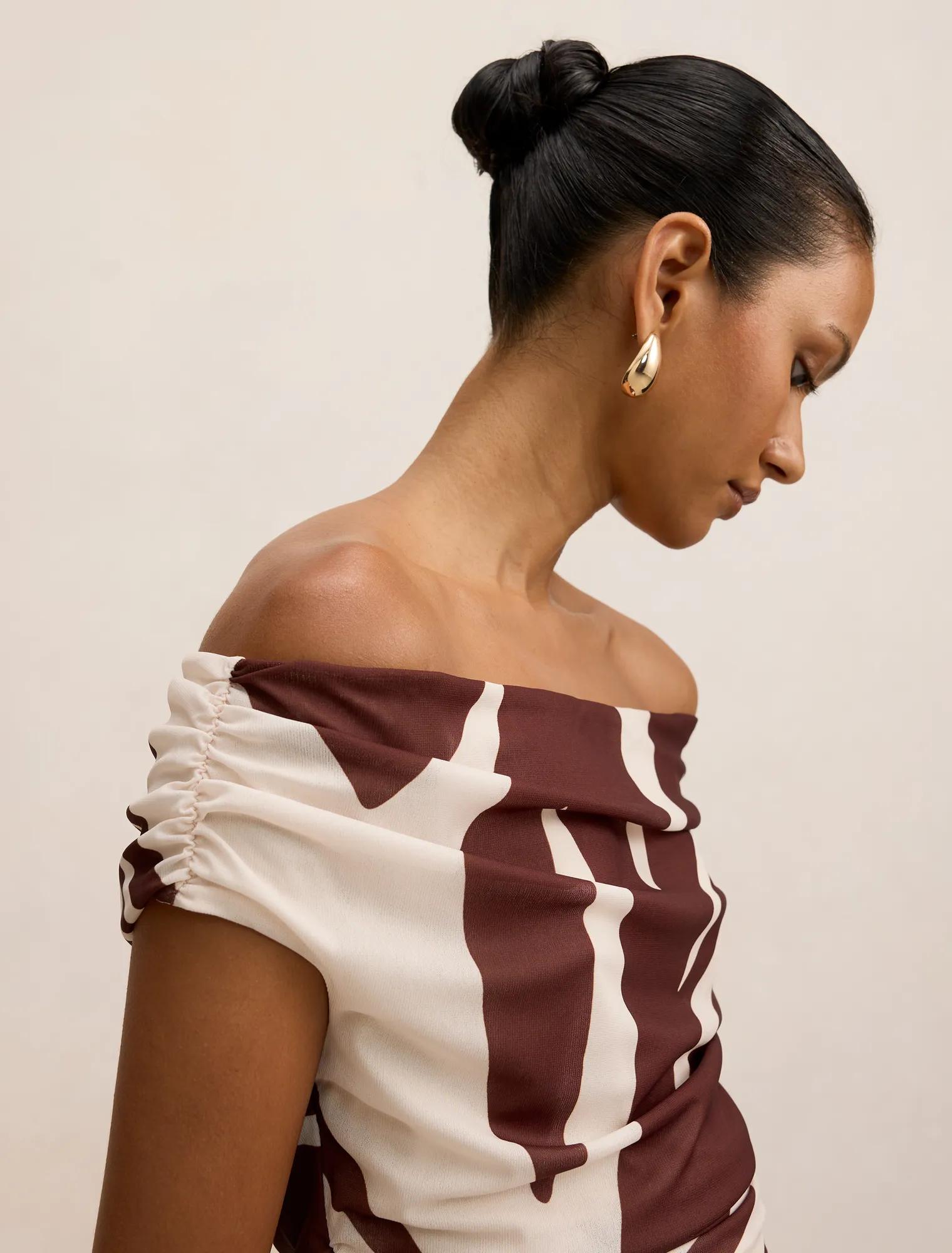 Mimi Petite Off Shoulder Top