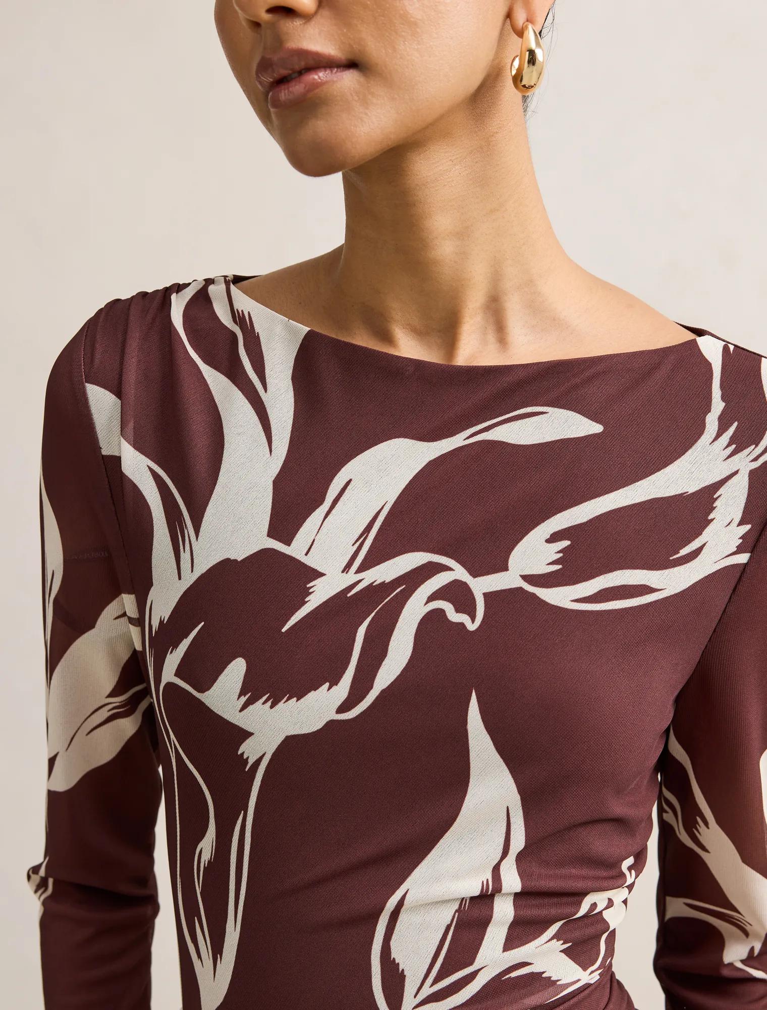 Ally Petite Long Sleeve Midi