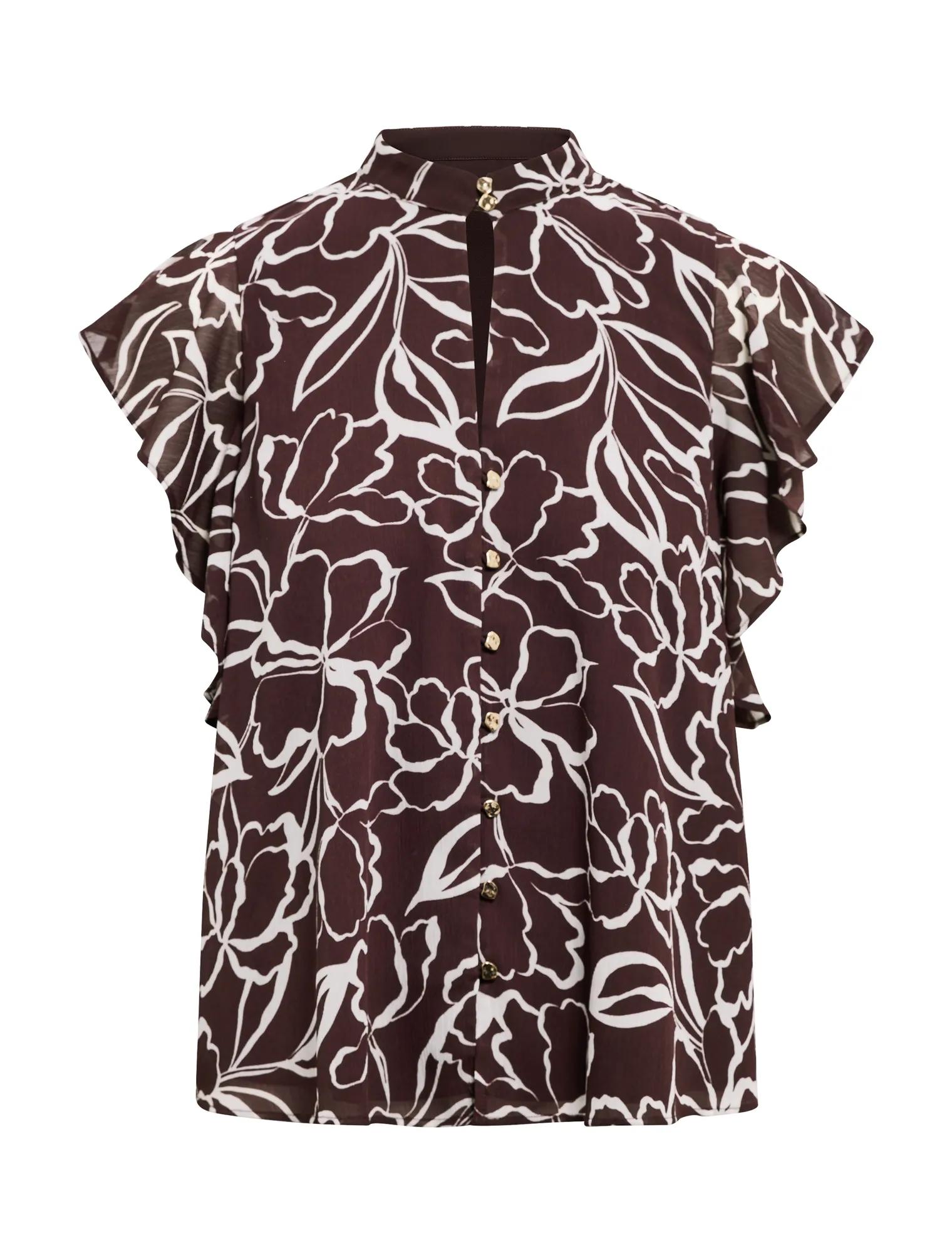 Tullia Ruffle Sleeve Blouse