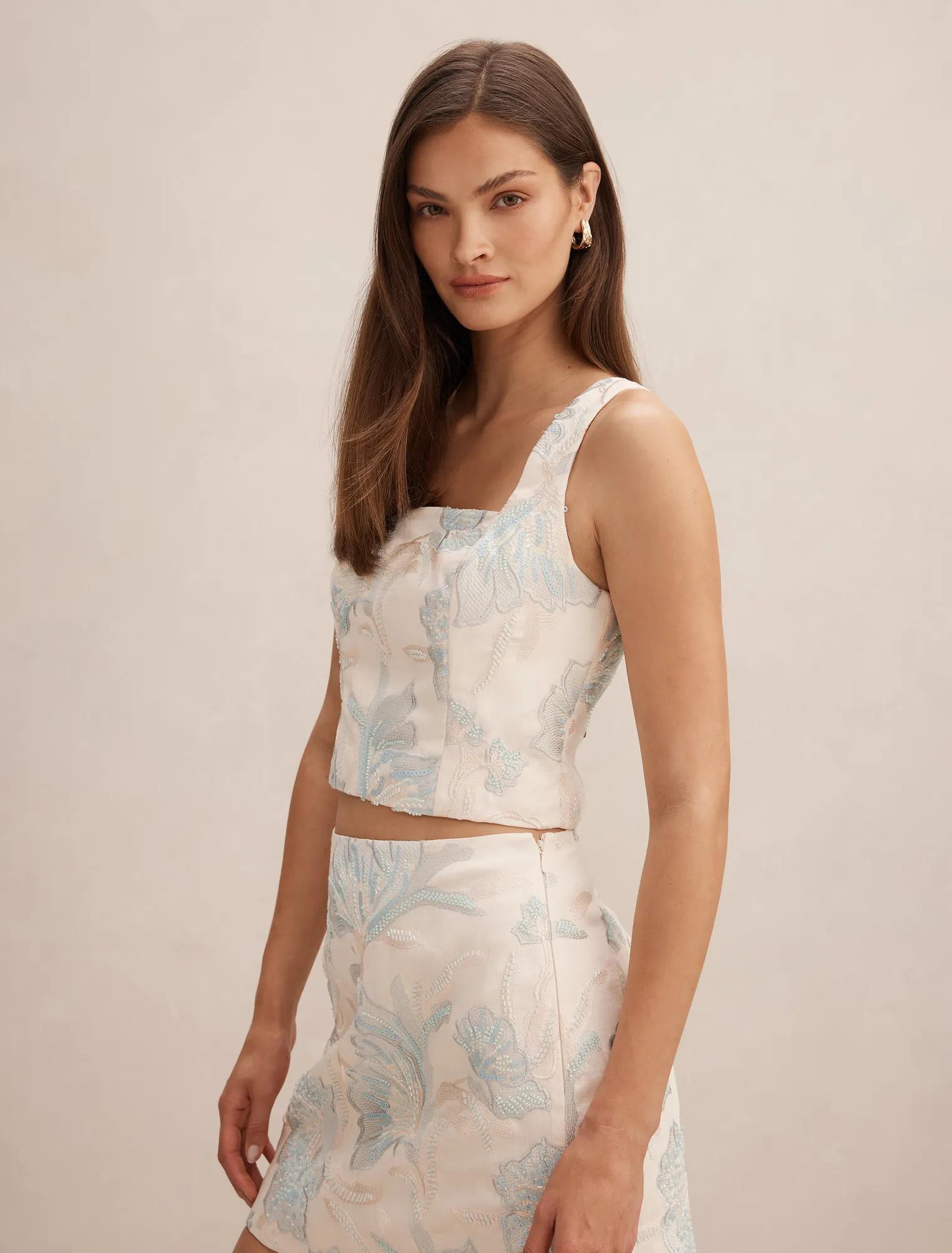 Calliope Embellished Top