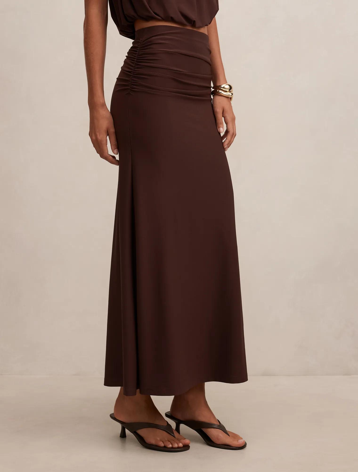 Sutton Flute Maxi skirt