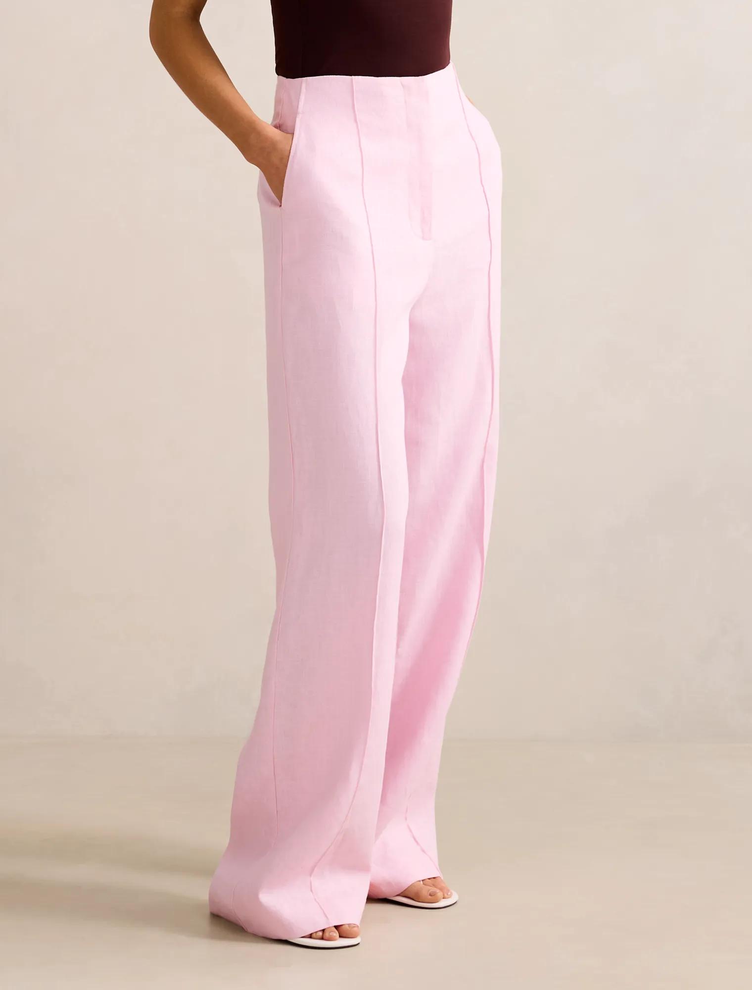 Posey Linen Wide Leg Pants