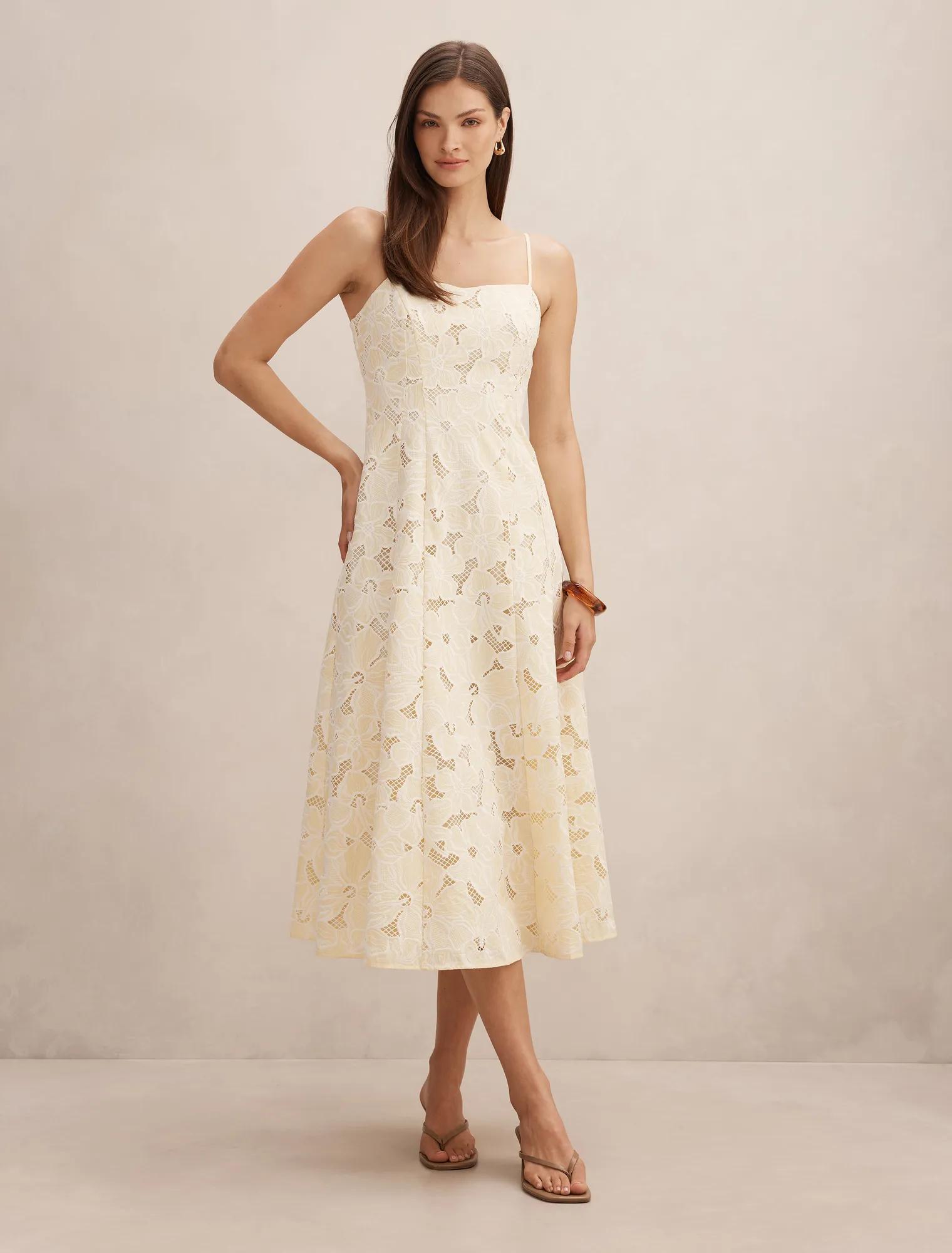 Millie Embroidered Midi