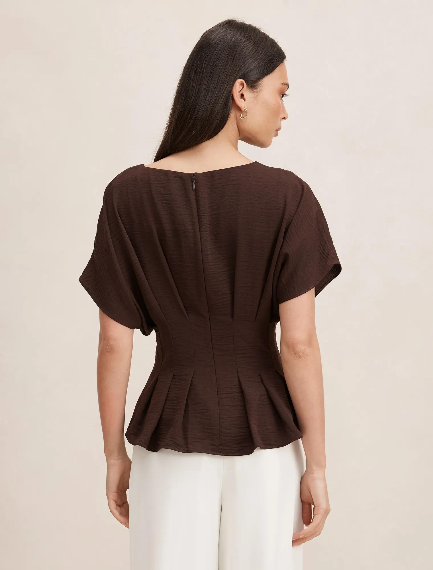 Wren Pleat Detail Top