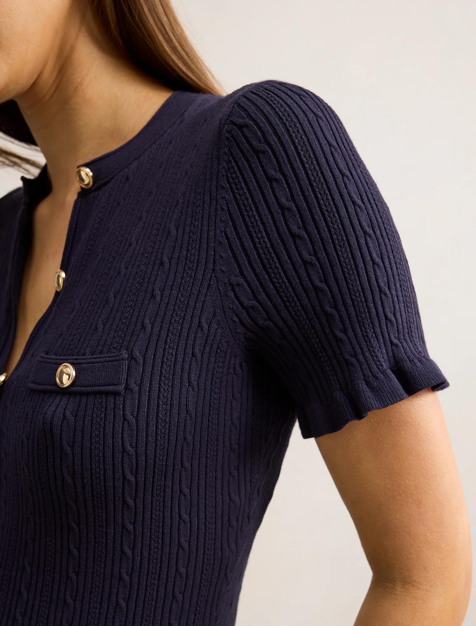 Violetta Stitch Interest Midi